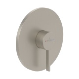 Cutout image of Villeroy & Boch Dawn Brushed Nickel Single Outlet Bath/Shower Valve